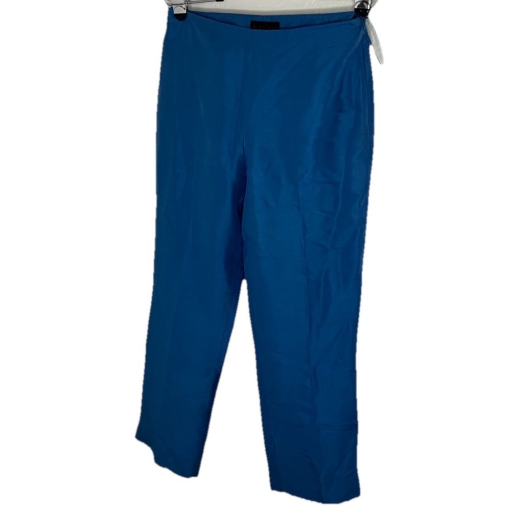 Ralph Lauren Women's Bright Blue Straight-Leg Pants
